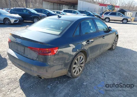 2017 Audi A4 2.0T Premium z USA, uszkodzony, nr VIN WAUANAF48HN006498